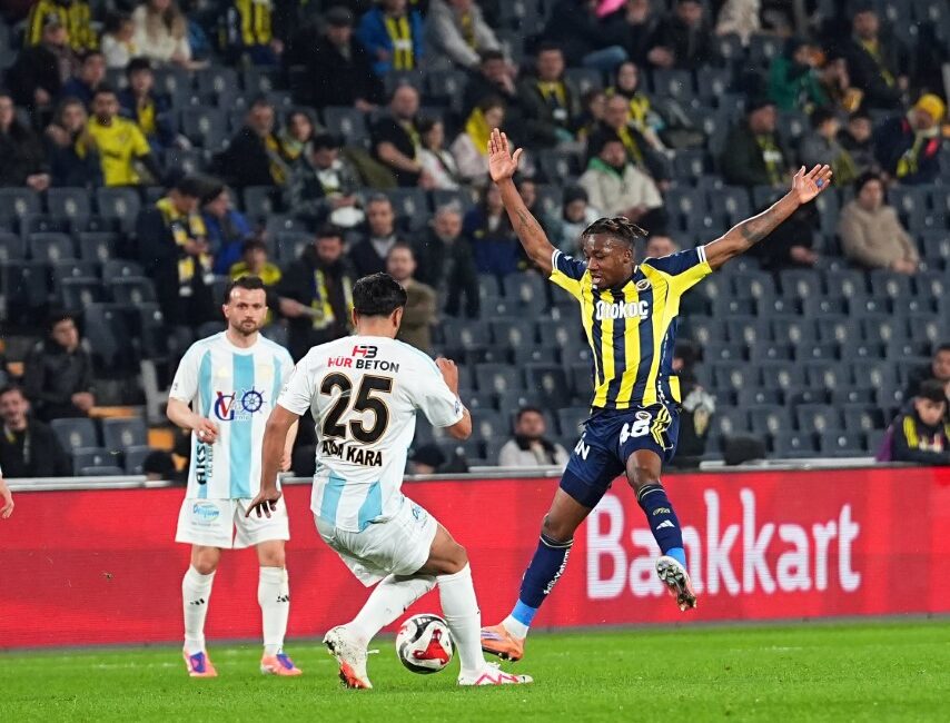 Fenerbahçe, Ziraat Türkiye Kupası C Grubu 3. maçında sahasında Erzurumspor
