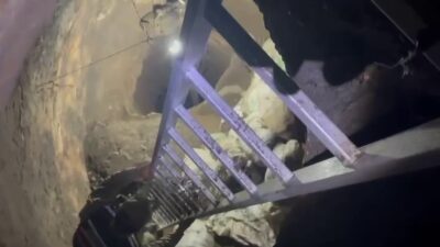 Hatay’ın Payas ilçesinde define bulma umuduyla evinin bahçesine yaklaşık 40