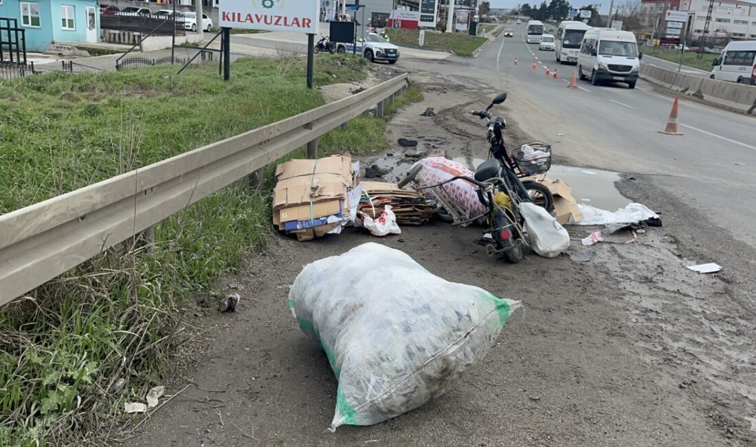 Tekirdağ’ın Ergene ilçesinde elektrikli bisiklet ile otomobilin çarpıştığı kazada bir