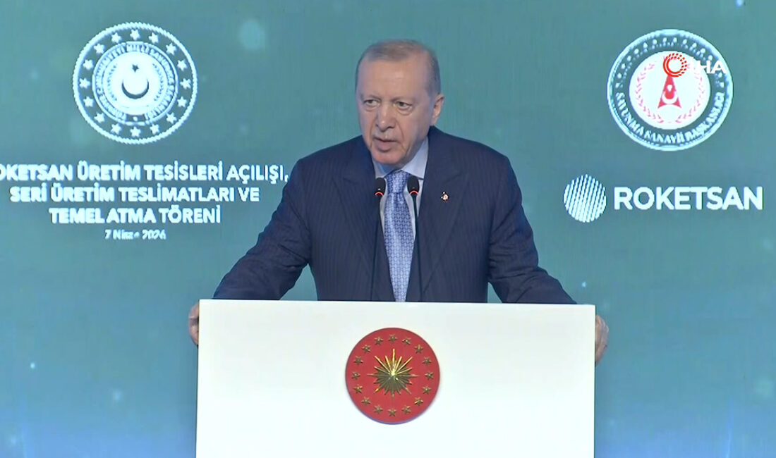 Cumhurbaşkanı Recep Tayyip Erdoğan, Lalahan’da, ROKETSAN Üretim Tesisleri Açılışı, Seri