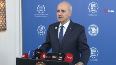 Türkiye Büyük Millet Meclisi (TBMM) Başkanı Numan Kurtulmuş, Kahramanmaraş’taki okul