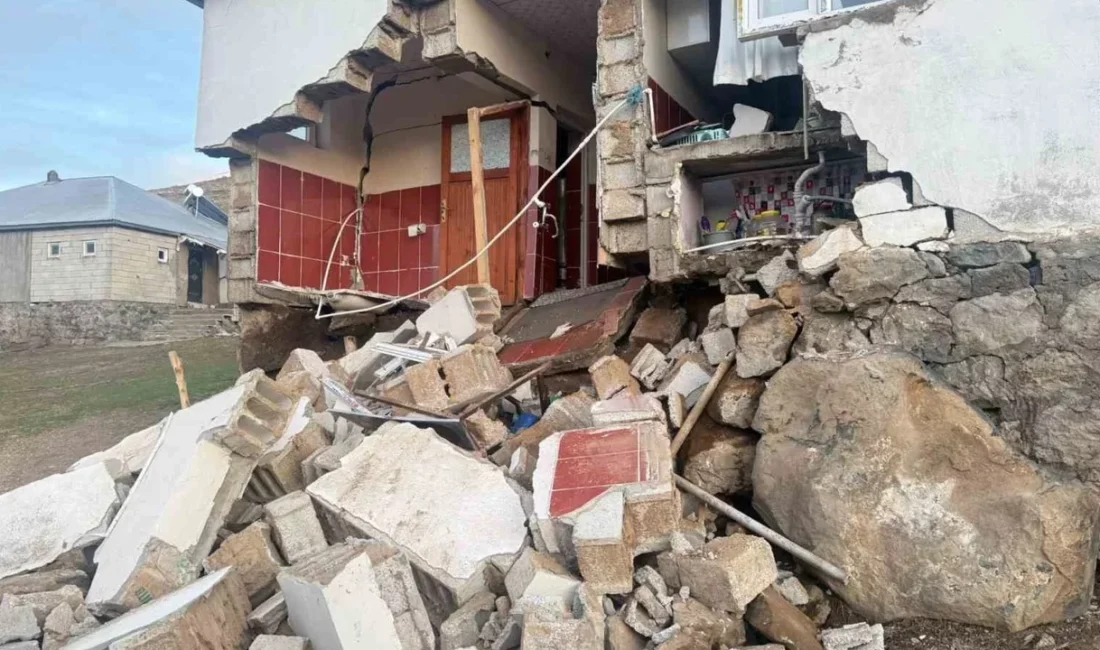 Ağrı’nın Patnos ilçesinde meydana gelen 4.3 büyüklüğündeki depremde Kucak köyünde