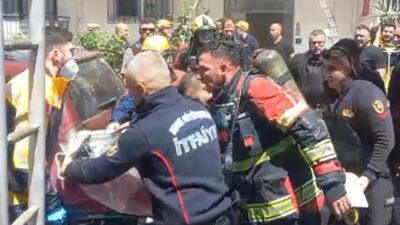 Aydın’ın Efeler ilçesindeki bir evde henüz nedeni belirlenemeyen patlama sonrası