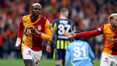 Trendyol Süper Lig’in 31. haftasında oynanan derbide Galatasaray sahasında Fenerbahçe’yi