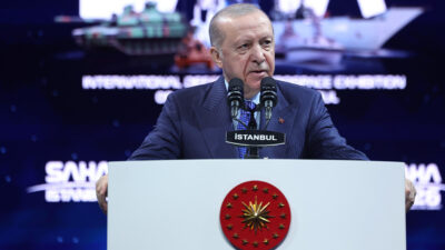 Cumhurbaşkanı Recep Tayyip Erdoğan, “Balıklar ürküyor diyenler gelip fuarımızı ziyaret