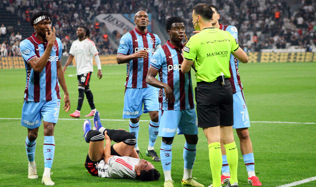 Trendyol Süper Lig’in 33. haftasında Beşiktaş, sahasında Trabzonspor’a 2-1 mağlup