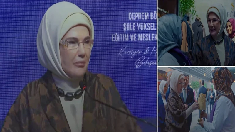 Cumhurbaşkanı Recep Tayyip Erdoğan’ın eşi Emine Erdoğan, Şule Yüksel Şenler