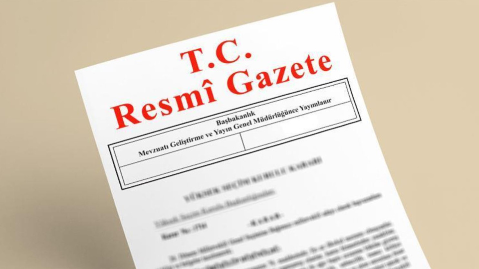 Resmi Gazete'de yayımlanan yönetmelikler, tebliğler ve kararlar...